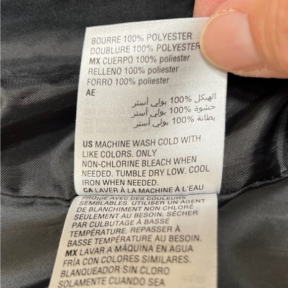 CHARTER CLUB Women's Black Quilted Point Collar Lined Bomber Jacket  Size Large - Picture 11 of 13
